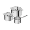 Zwilling Kochtopfset TrueFlow Aus Edelstahl, 3-tlg. 34