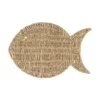 Cote Table Seegras-Tischset Fish In Fischform 8